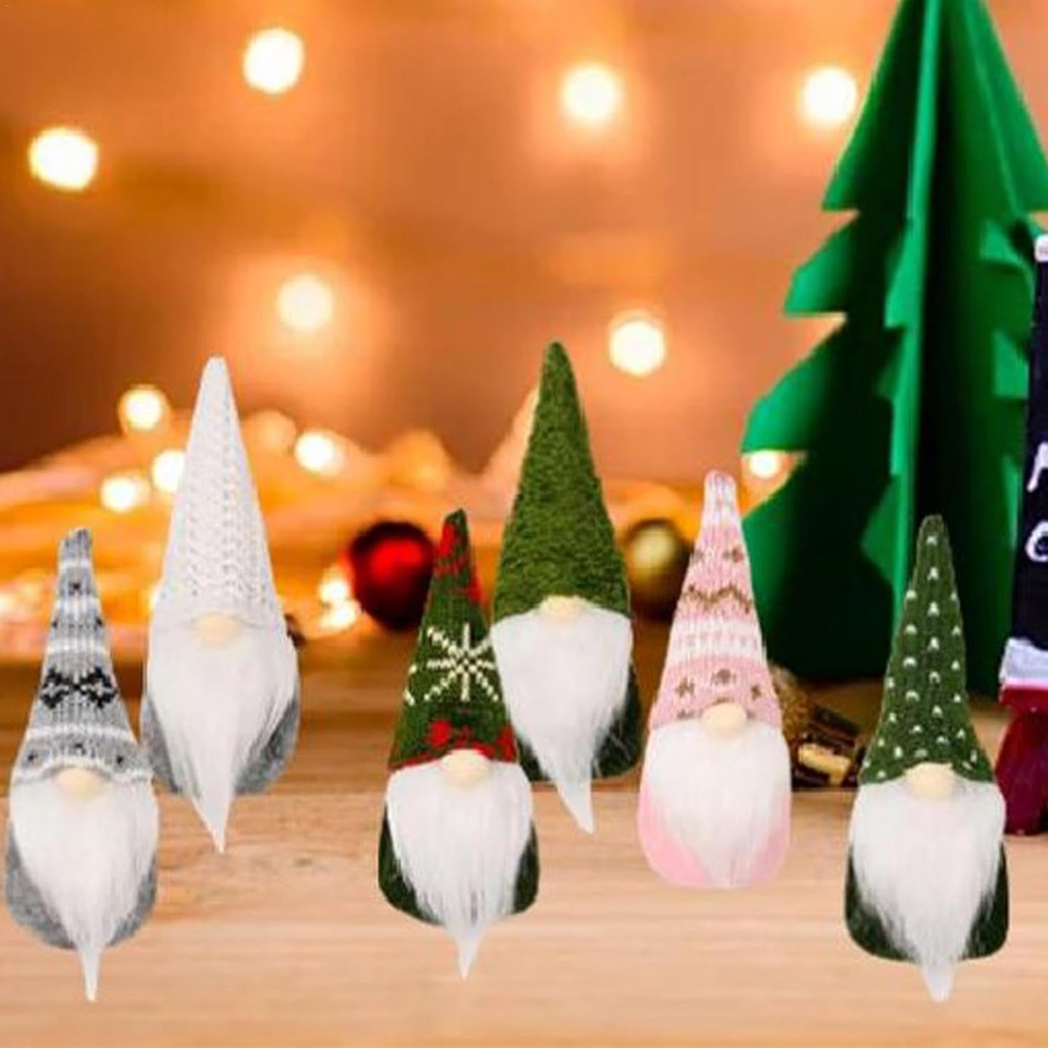 Calendrier Nain Calendrier De L'Avent Gnomes Noël 2024 - 24 Jours Avec 3 Gnomes Lumineux - 21 Gnomes Réguliers - Décoration Féerique Compte à Rebours Festif