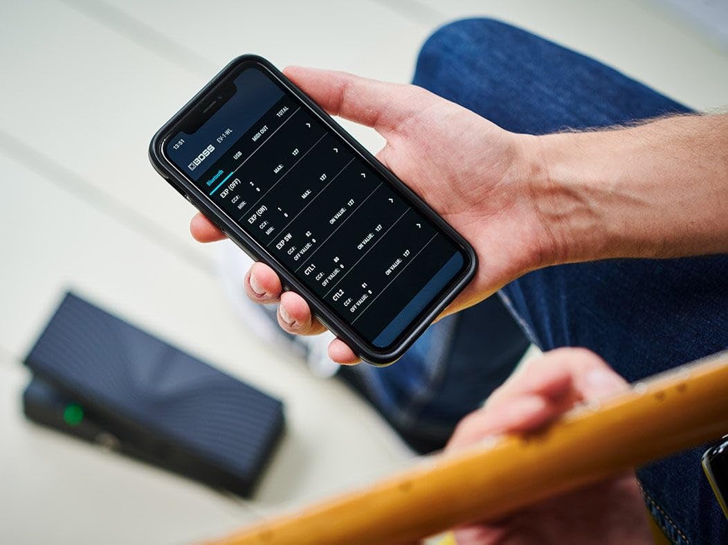 BOSS EV-1-WL – Il Primo Pedale di Espressione MIDI Wireless per Controllare i Dispositivi Tramite Bluetooth, USB e TRS