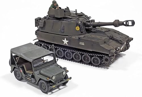 Miniatura 5 de Tamiya 300035334-135 US M151A1 Transporte Vehículo Vietnam, Verde