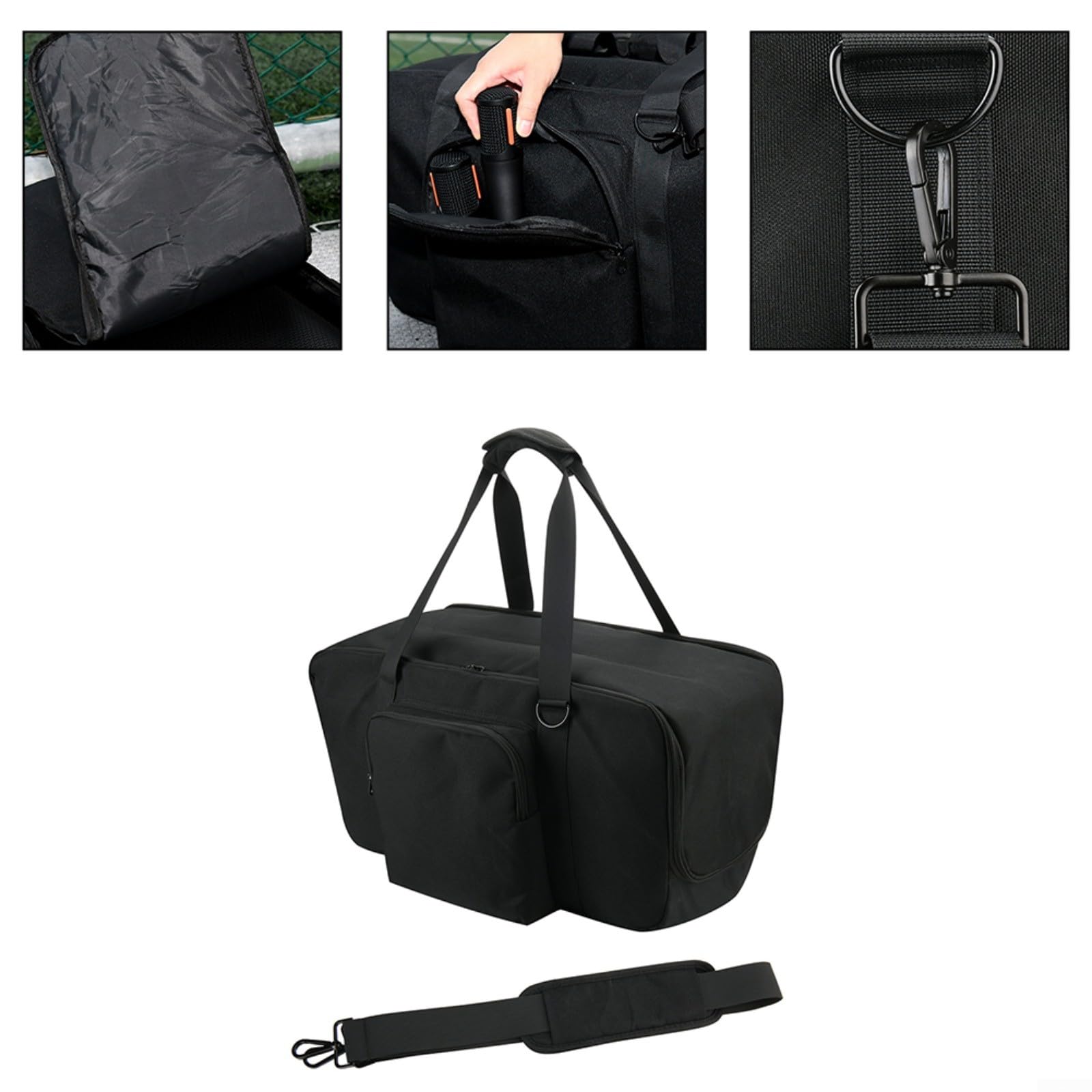 Nylon-Tragetasche für PartyBox Club 120/110, tragbare Tragetasche und Rucksack mit sicheren Verschlüssen, geräumige Reiseaufbewahrung für Veranstaltungen und Versammlungen im Freien