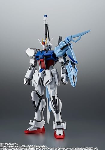 Miniatura 3 de TAMASHII NATIONS - Traje móvil Gundam Seed - AQME-X02 Sword Striker y Set de Partes de Efecto ver. A.N.I.M.E., Figura de Bandai Spirits The Robot