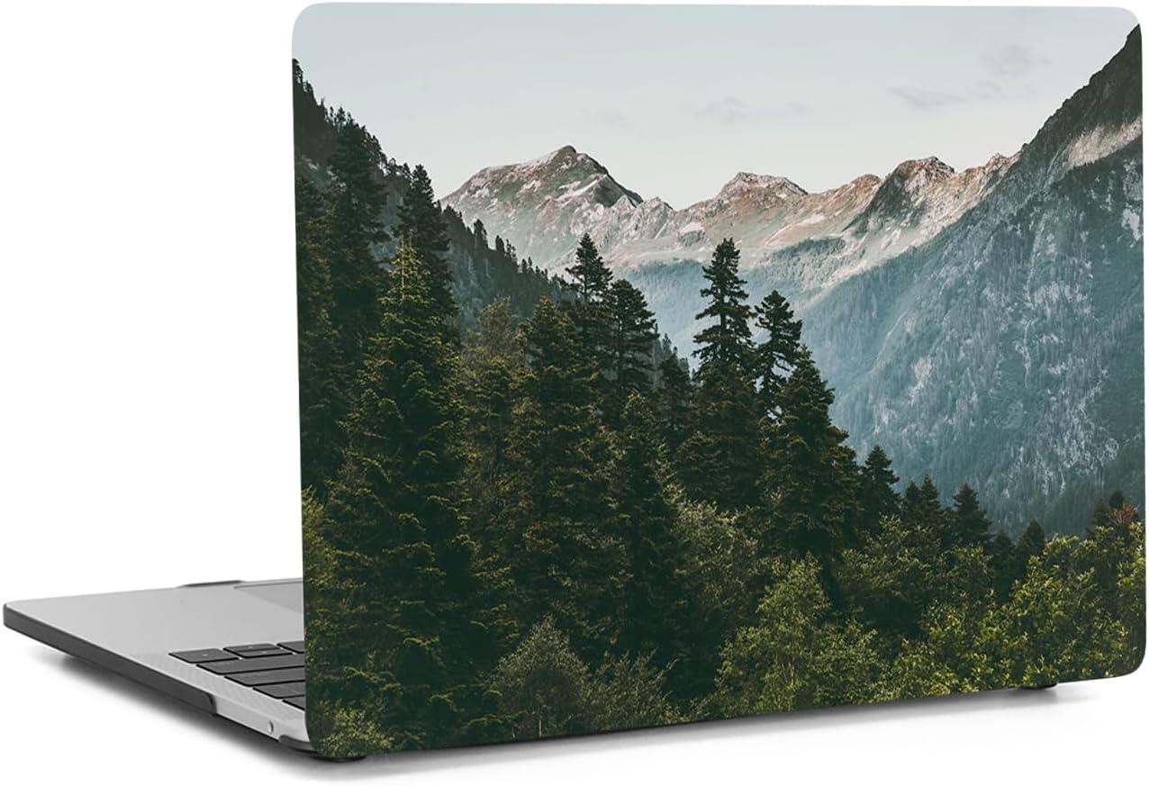 Laptop Case Compatible with MacBook Pro 13 Inch Case 2020 2019 2018 2017 2016 Release A2338 A2289 A2251 A2159 A1989 A1708 A1706, Plastic Hard Shell Case & Sleeve, Forest