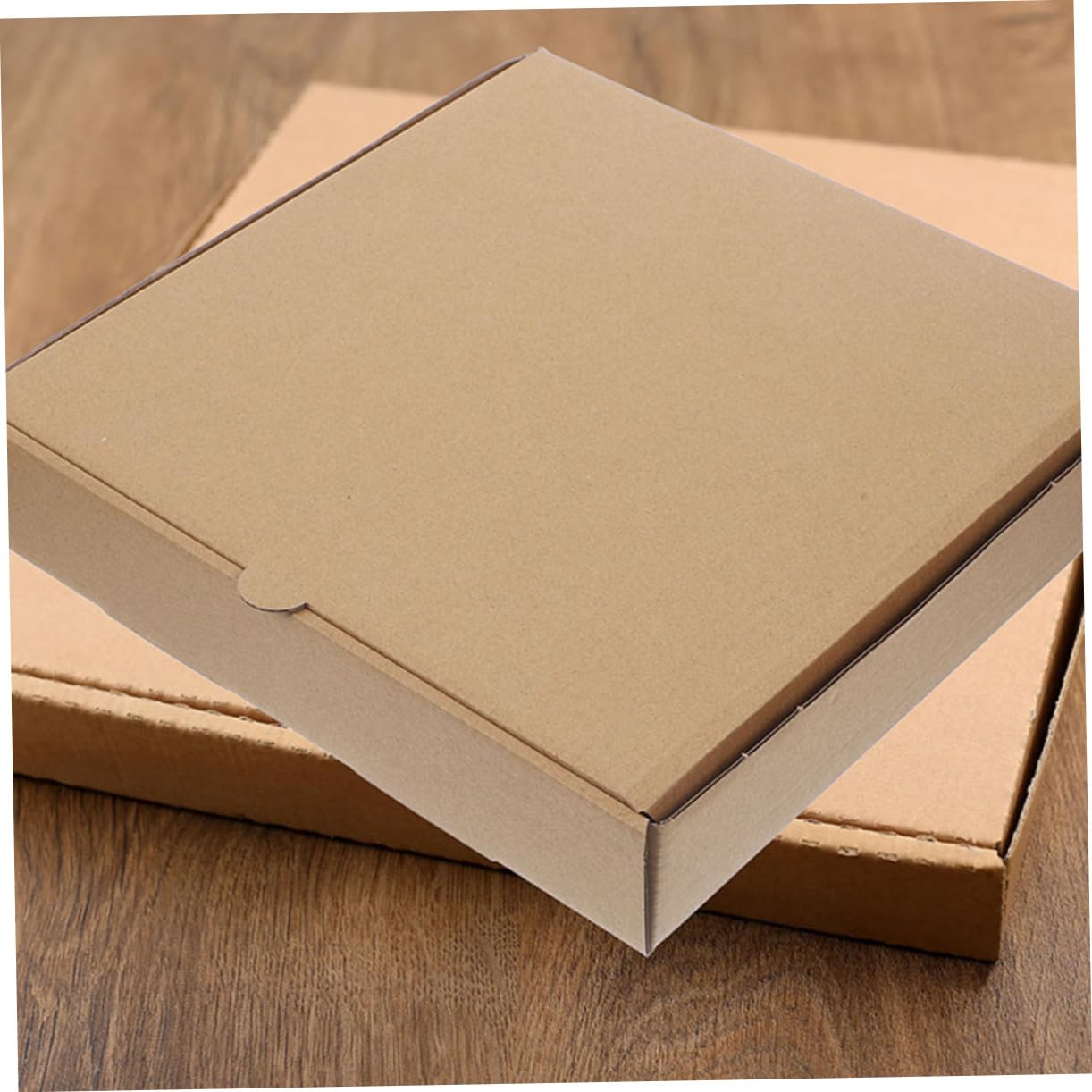 Boîtes à Pizza Carrées Emballage Compact en Papier Design Élégant Lot de 10 Lors de Fêtes pour Biscuits et Mini Tartes