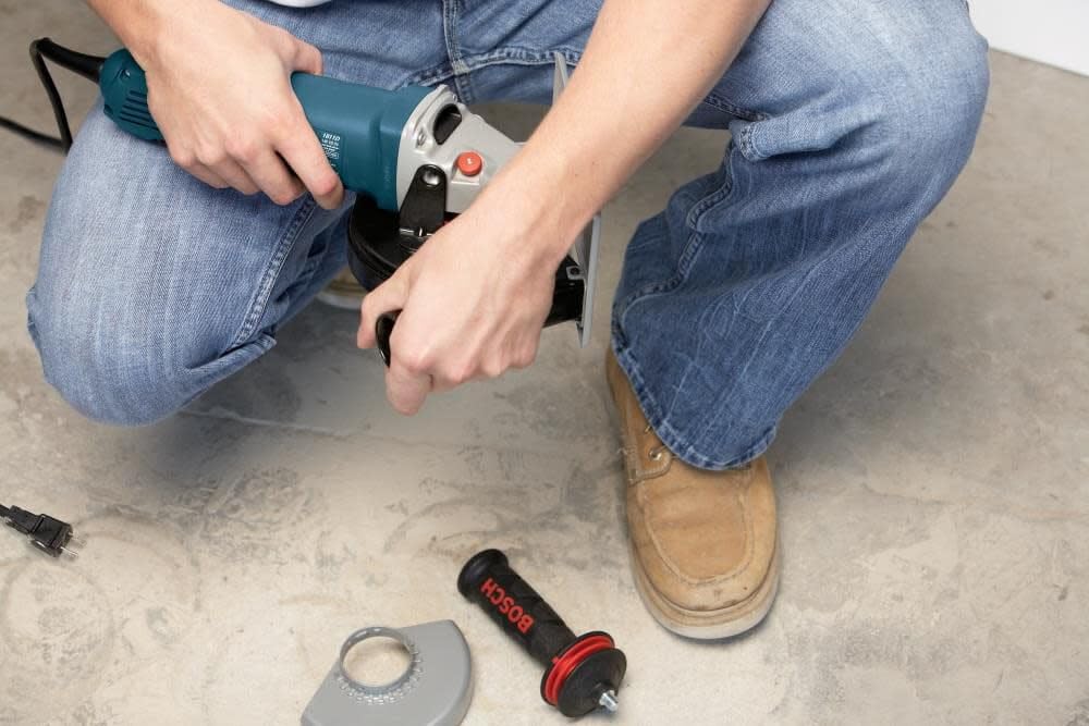 Bosch 18DC-5E 11,4 bis 12,7 cm Kleiner Winkelschleifer Staubsammelaufsatz