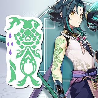 Xiao Temporary Tattoo Set - Genshin Impact Costume