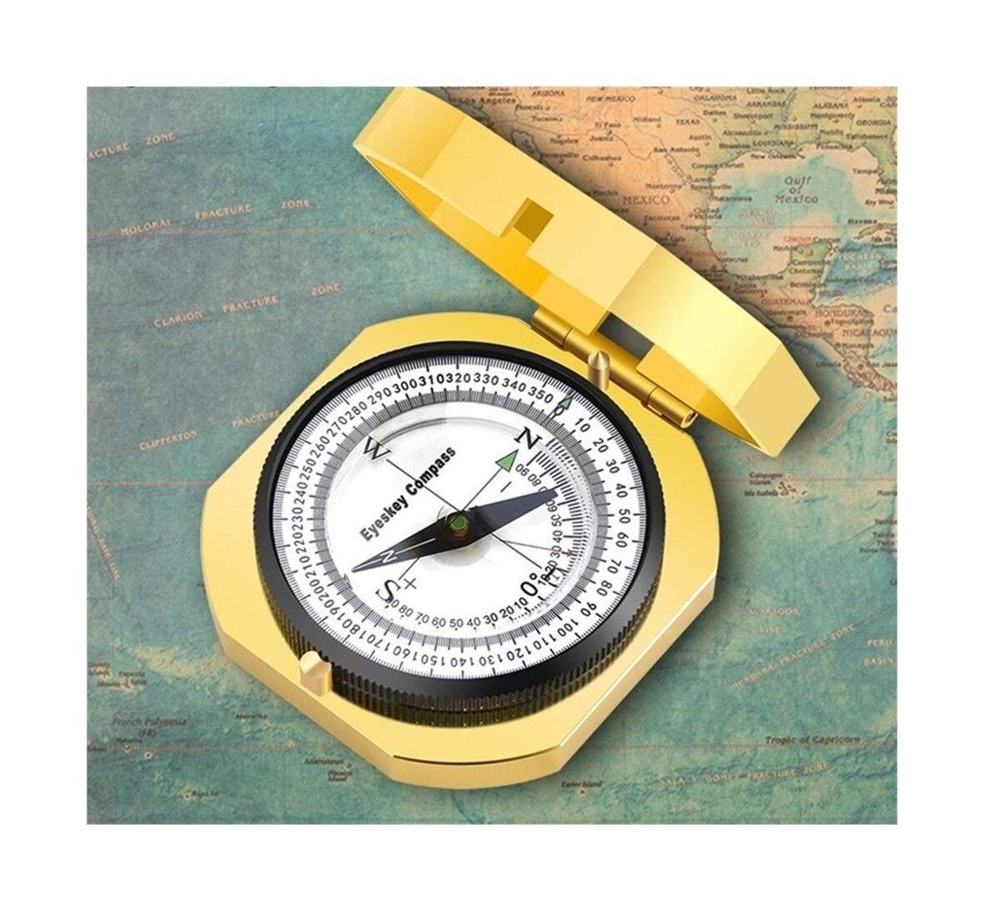 Kompas Nawigacja Metal Golden Compass Handheld Lightweight Polowanie Camping Geological Pocket Compass