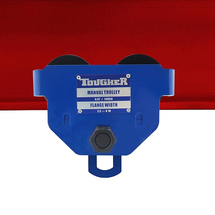 Buy TOUGHER Dual Wheels Beam Trolley 0 5 Ton Heavy Duty 1100LBS buy-tougher-dual-wheels-beam-trolley-0-5-ton-heavy-duty-1100lbs