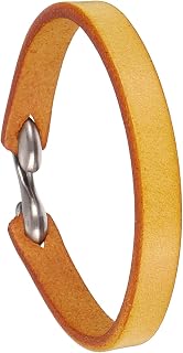 MECCANIXITY Adjustable Retro Leather Bracelet Blanks S Hook Leather Snap Cuff Wristbands Bracelets for DIY Craft Jewelry Making Supplies for Men Women