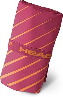 Head Active Stripes - Toalla Microfibra con Elástico, Toalla Baño Ideal como Toalla Gimnasio Hombre/Mujer 40x60 Suave Lige...