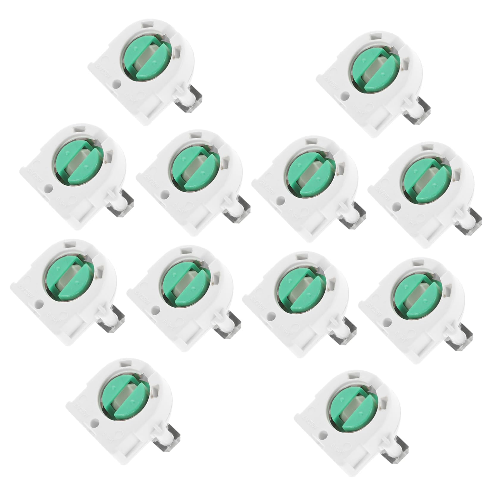 Ciieeo Elegant Tombstone Lamp Socket Holders 20pcs Replacement Lampholders for Home and Utility Lights Easy to Install