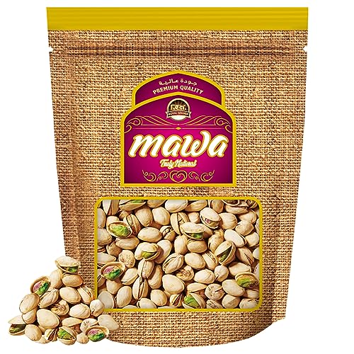 Mawa Raw Pistachio Nuts Jumbo 500g | Premium Dry Fruits Nuts & Seeds Variety | Crunchy Unsalted Snack | Whole | All Natural | Resealable Pouch