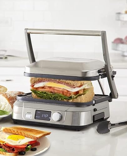 Miniatura 3 de Plancha eléctrica 5 en 1 con pantalla LCD amplio rango de temperatura y función de separación