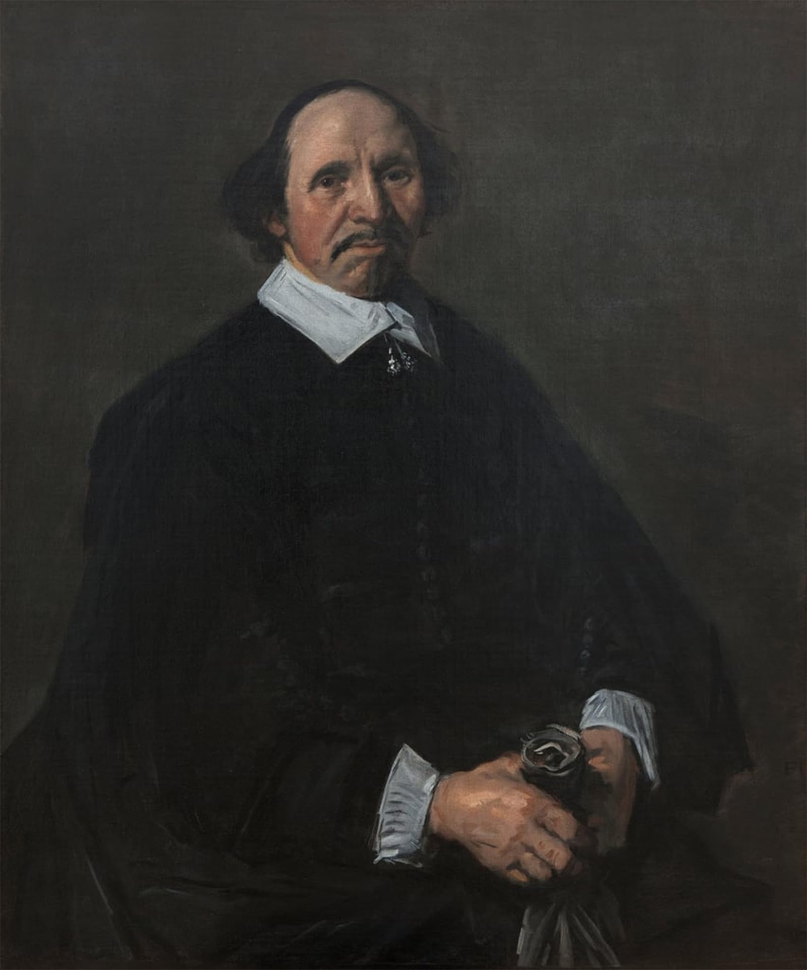 POSTERIIk Famous Print Pop Art Wall Art Graffiti Portrait of a Man by Frans Hals Art Prints for Home Decor 60x90cm