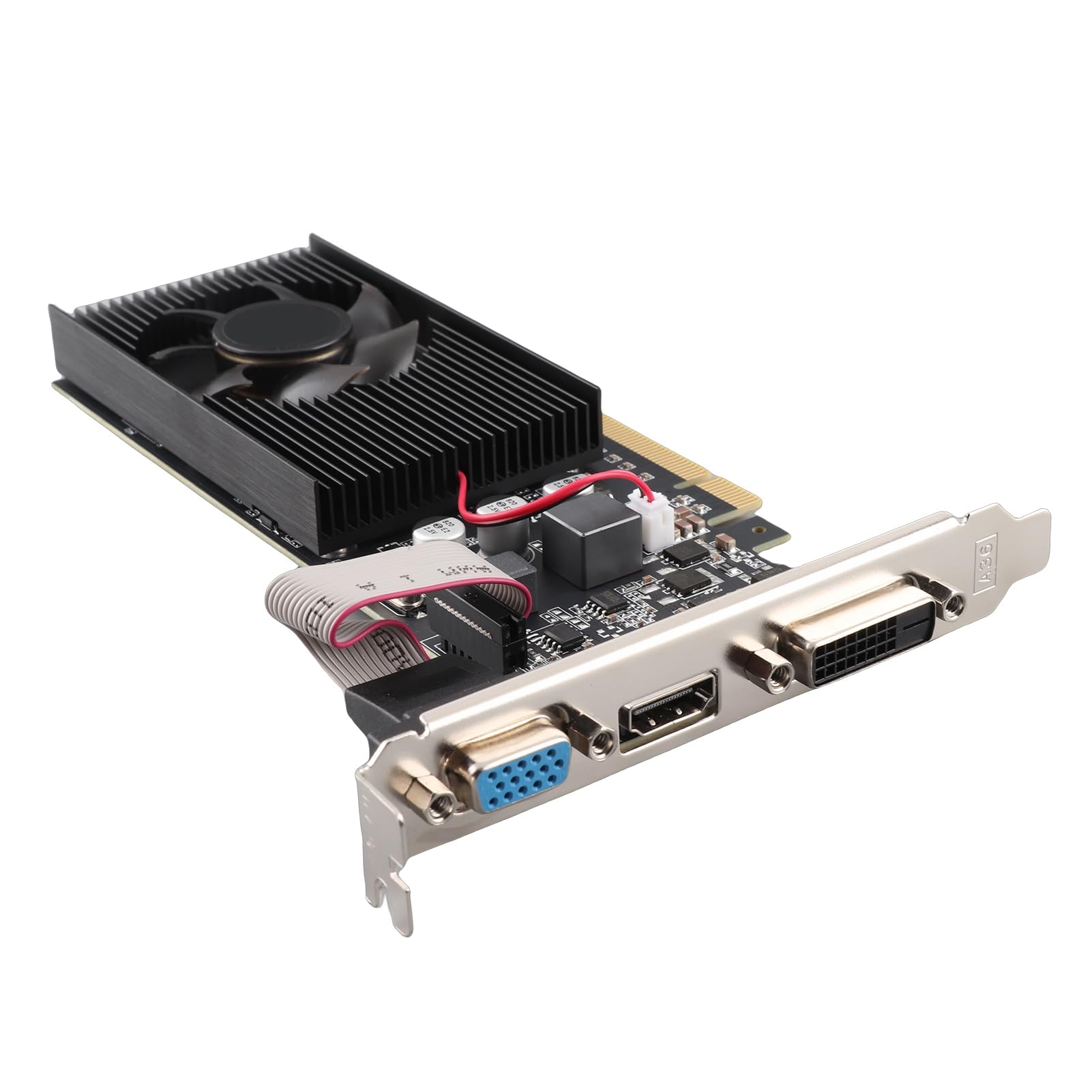 Tarjeta Gráfica de Juego, Tarjeta Gráfica PCI Express 810MHz 1000MHz 2560x1600, Interfaz VGA DVI HDMI, para Uso de Oficina de Vídeo HD
