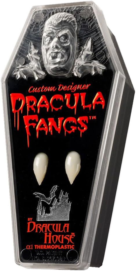 Dracula Fangs: Size LARGE Men's Custom Vampire Fangs