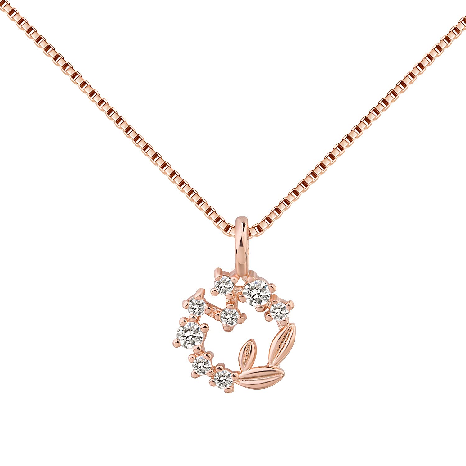 Pendentif en diamant rond et topaze rose : le cadeau idéal - 6