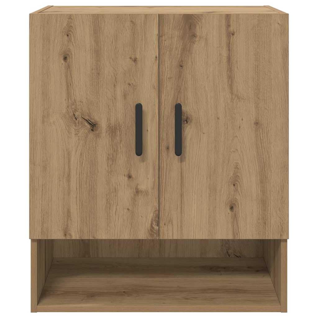 vidaXL Armario de Pared Roble Artesanal 60 x 31 x 70 cm, Armario Moderno de Pared, diseño Rectangular, Madera Resistente, baño o Sala de Estar