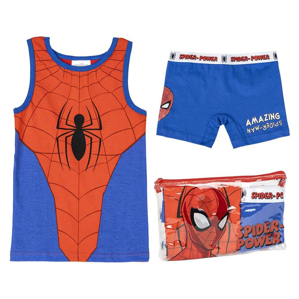 CERDÁ LIFE'S LITTLE MOMENTS Pack Pijama Corto de Tirantes Y Neceser de Spiderman Juego Niños