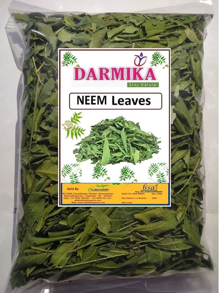 Darmika Organic Neem leaves వేప ఆకులు വേപ്പില ନିମ୍ ପତ୍ର ಬೇವಿನ ಎಲೆಗಳು வேப்ப இலை (Azadirachta
