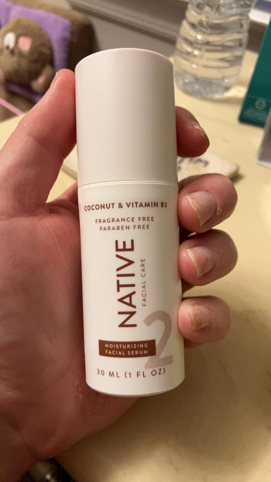 Native Brightening Facial Serum Contains Naturally Derived Ingredients | Hydrating Serum with Vitamin C and Niacinamide, Vitamin B3, Revitalize and Repair Your Skin, Fragrance-Free, 30ml, 1 fl oz