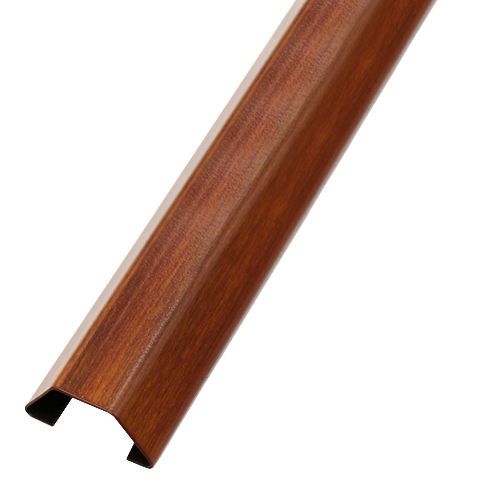 Gaine Cable Cache-câbles autocollant pour sol, effet bois, 1 cache-câble de 1,5 m, pour protéger les câbles, les cordons TV et les animaux domestiques, arche anti-morsure, à peindre(E,W 9CM/3.5INCH 1.