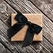 HINZIC 20pcs Twist Tie Bow for Wrapping, Premade Bow Decor, Small Satin Ribbon Bowknot for Christmas Birthday Party Candy Cookies Treat Bags Decoration- Black