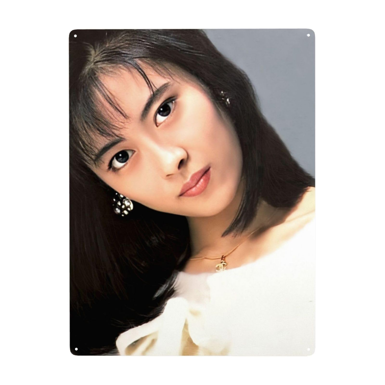 Amazon.co.jp: 中山美穂 ブリキの装飾画 壁飾りブリキの絵 アート
