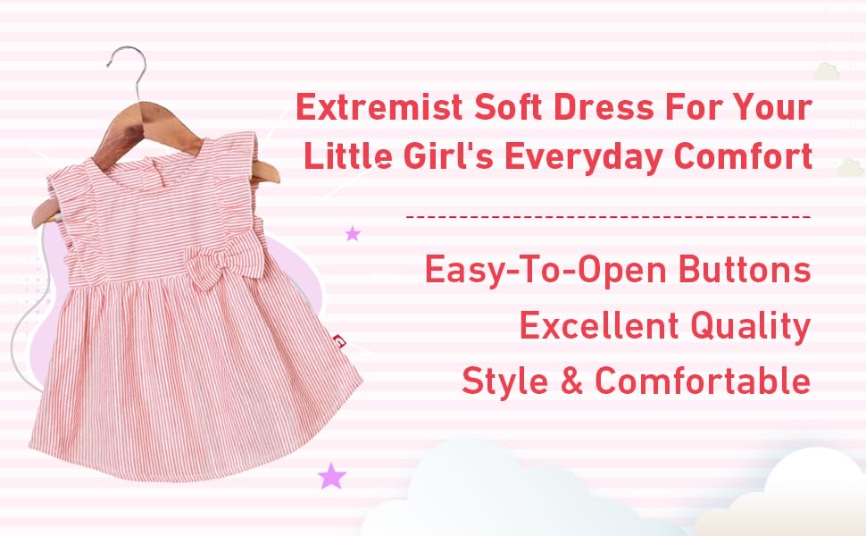 Image of Nino Bambino 100% Organic Cotton Floral Print Square Neck Tunic Dress with Shorts for Baby Girls
