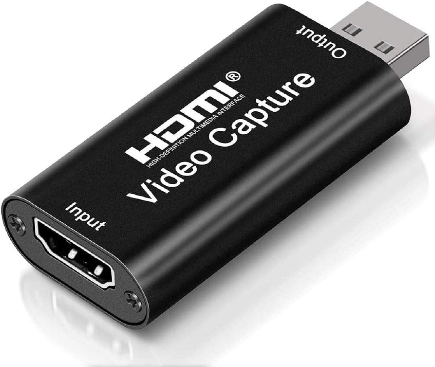 SANCY 4K HDMI to USB 2.0 Video Capture Card – Game & Audio Capture Adapter for Streaming, Live Broadcast, Online Teaching, Video Recording, and Conferencing