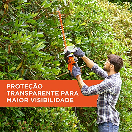 BLACK+DECKER Aparador de Cerca Viva Elétrico 500W 127V com capacidade de corte máximo de 38mm. Maior