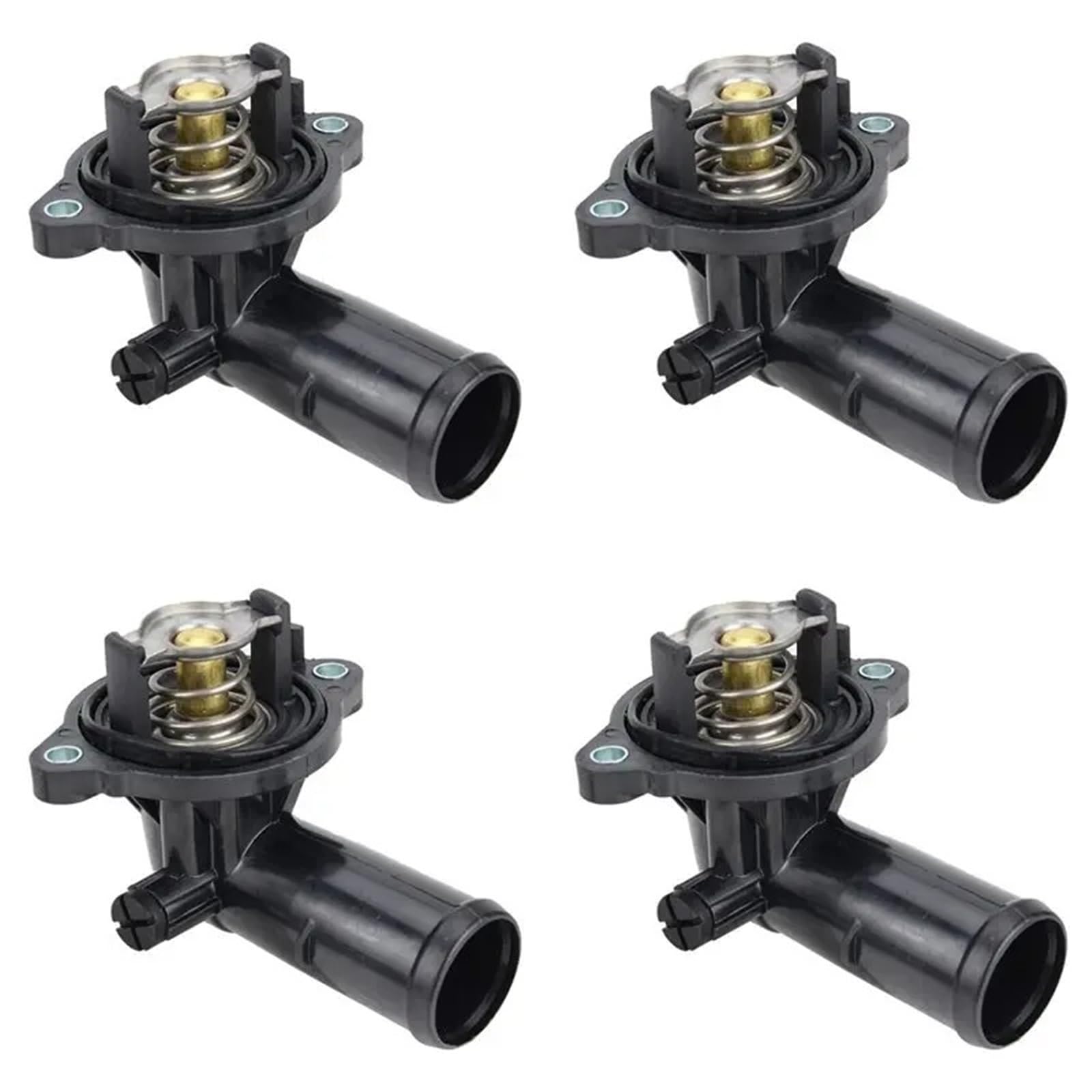 For Ghibli 2014-2021 330424 323056 4X Car Engine Coolant Thermostat Housing Engine Coolant Thermostat