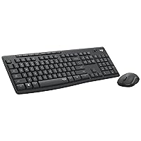 Logitech MK295 Kit Mouse e Tastiera Wireless, Layout ‎Portoghese Qwerty