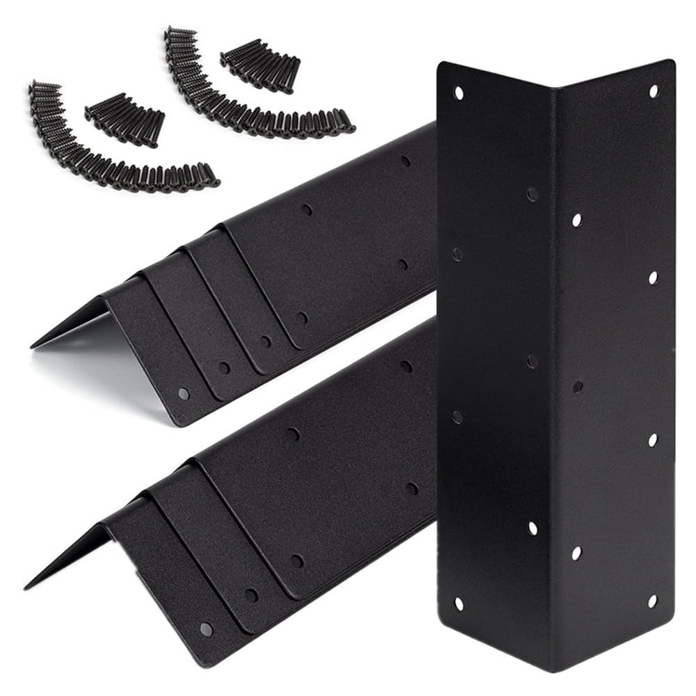 Ijsdnvjndx As Shown 1Pcs Noise Free Metal Garden Bed Corner Bracket Connector Rustproof Angle Bracket For Furniture