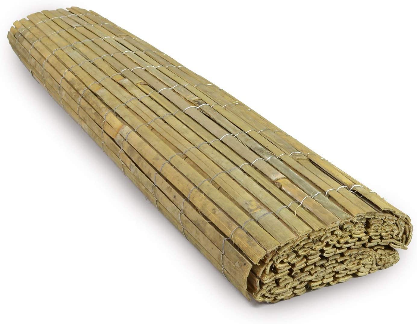 Floordirekt | Brasil | Canisse en Bambou Fendu Naturel | Clôture en Bambou Pare-Vue - Coupe-Vent Naturel | Qualité supérieure | Idéale pour Jardin, Balcon et terrasse | 150 x 300 cm