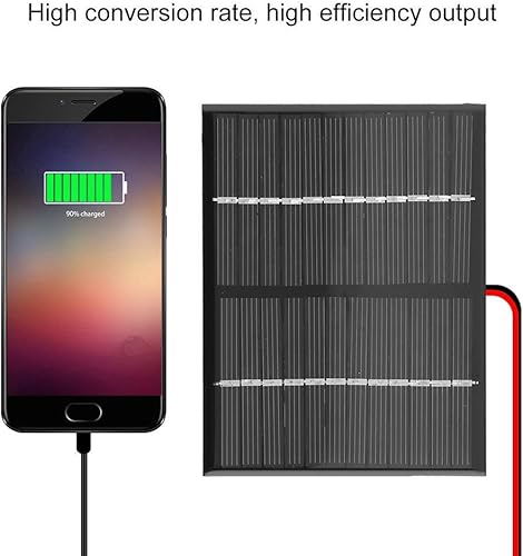 Miniatura 5 de Panel de 1.5W 12V cargador portátil al aire libre para luces de emergencia, luces de publicidad, luces de tráfico, luces caseras, ventiladores