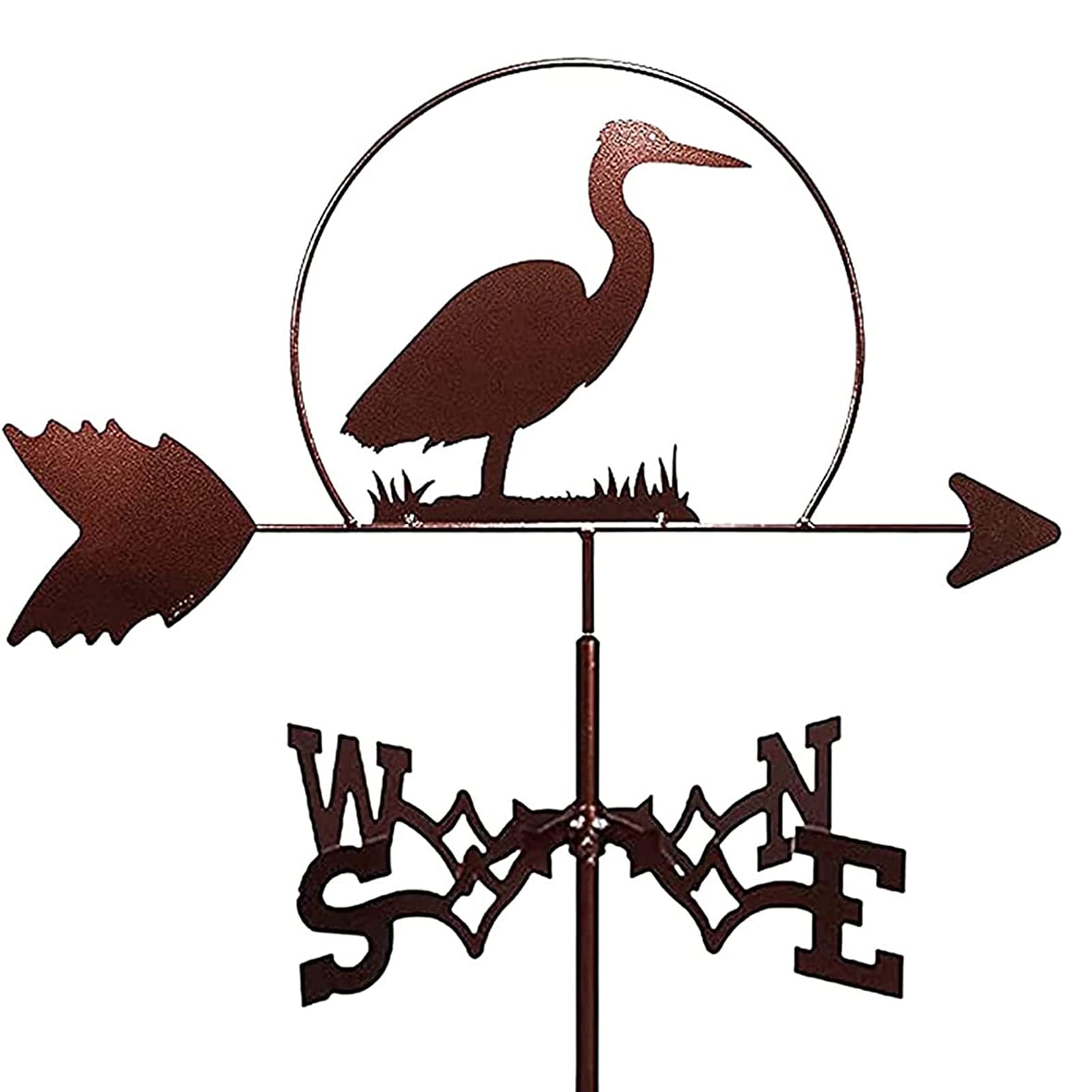 TAXXII Animal Metal Wind Vane For Yard Roof Decoration Weathervane Outdoor Direction Indicators for Farm Garden Gazebo