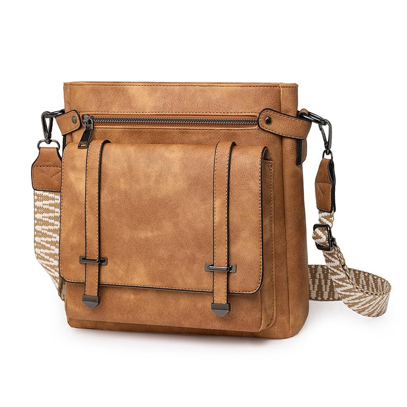 Bolso cruzado de moda para mujer, bolso de hombro suave de cuero sintético PU, bolsos y carteras multiusos, bolso mensajero y tote miniatura 4