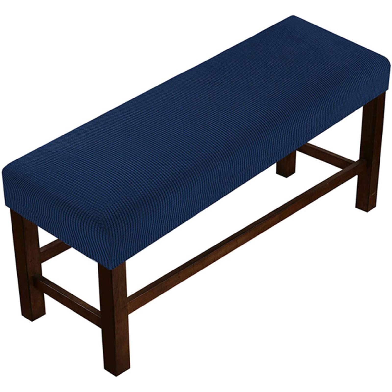 Leomix Dining Bench Cover, Removable Bench Slipcover, Waterproof Washable Elastic Chair Covers Polyester Spandex Stretch Jacquard Dining Bench Cover,G,160~180cm