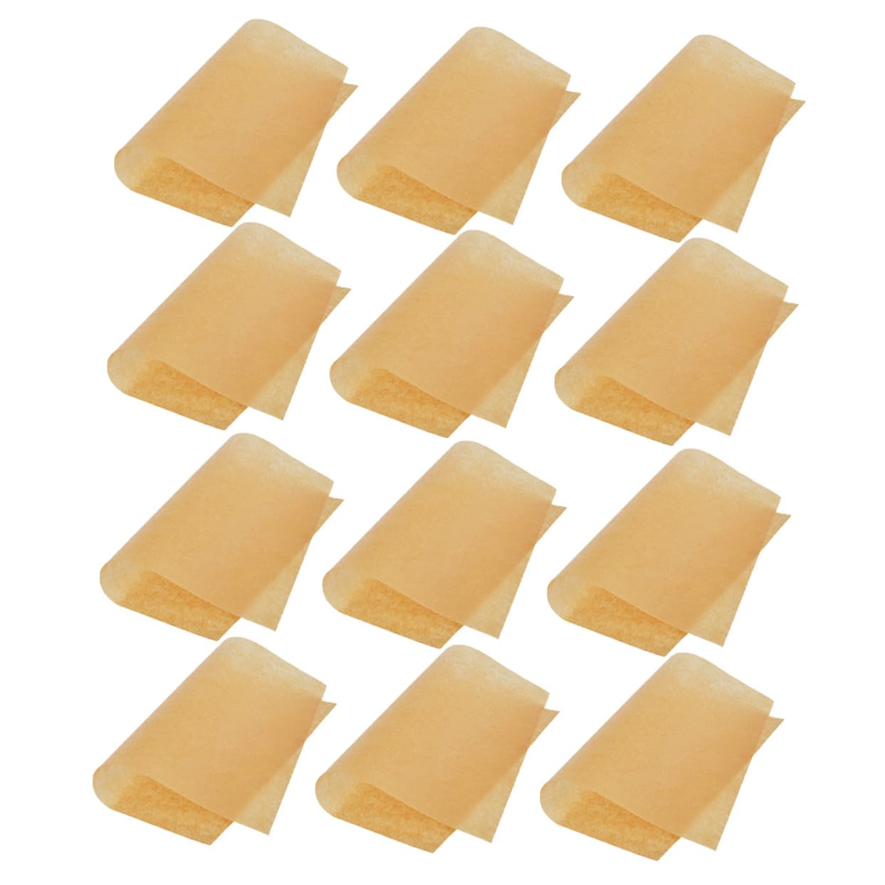 POPETPOP 100pièces Papier Sulfurisé Antiadhésif Prédécoupées Pour Cuisson Résistant à Hautes Températures Jusqu Pour Viennoiseries Et Gâteaux