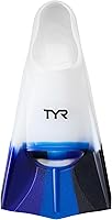 TYR Stryker Silicone Swim Fins - Short Blade Training Fins for Flutter Kick Technique, Adult Swim Training & Racing