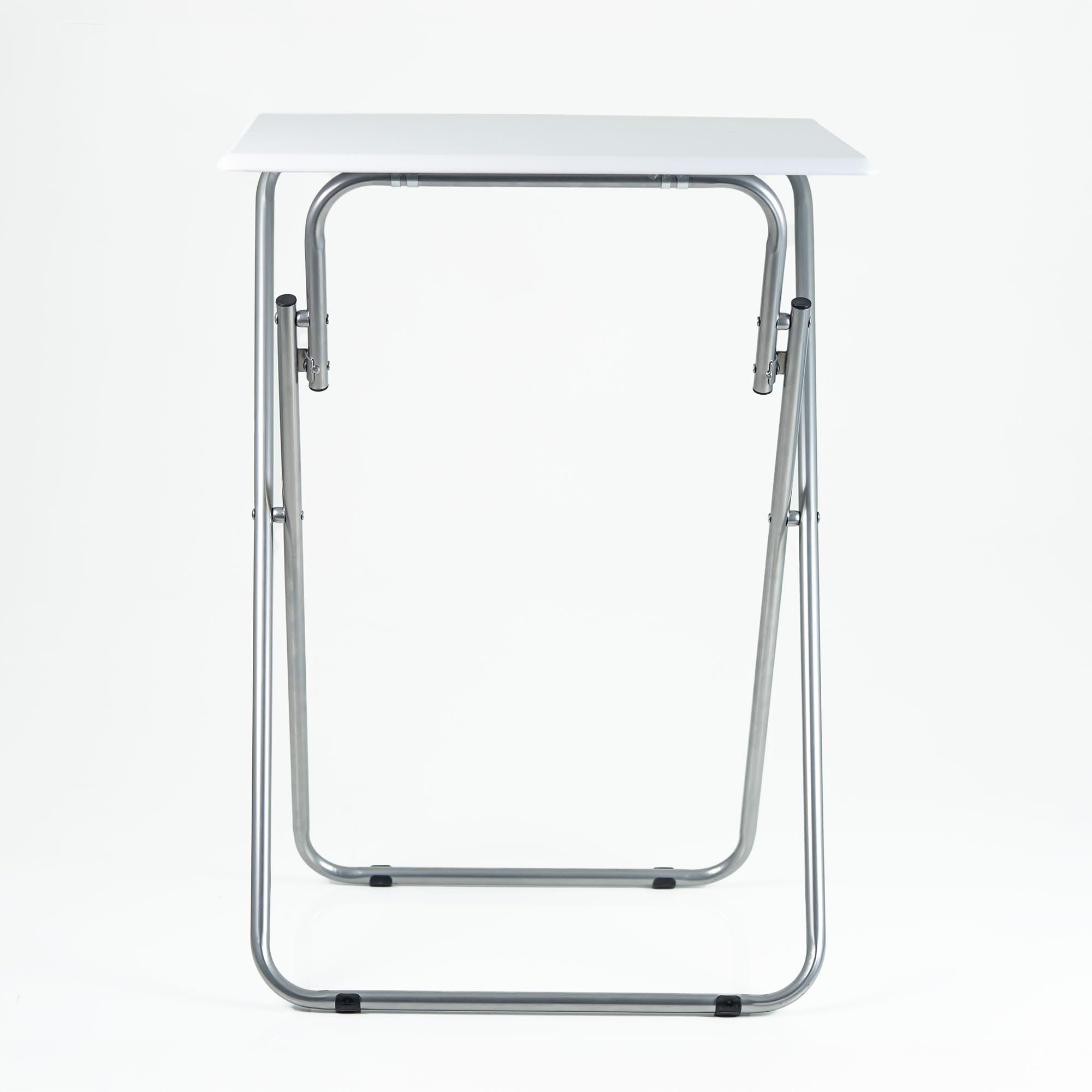 Jocca - Tavolino Pieghevole Salvaspazio | Tavolo in MDF con Gambe in Metallo | Supporta fino a 20 kg | Ideale per Casa e Ufficio | 48x38x66 cm