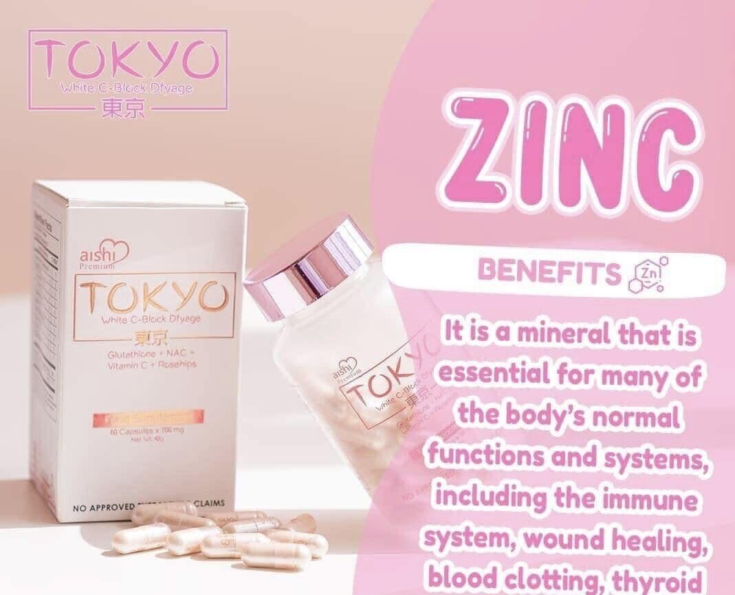 Aishi Premium Tokyo White C-Block Dfyage Glutathione (60 capsules) : Buy  Online at Best Price in KSA - Souq is now Amazon.sa: Health