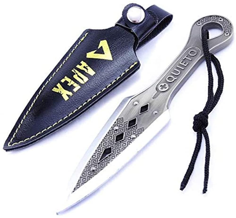 NO ONE APEX Legends Wraith Kunai Dagger Metal Knife Figure Cosplay Craft and Art Toys Collection Sculpture Keychain as Party Supplies Gift for Room Decoration