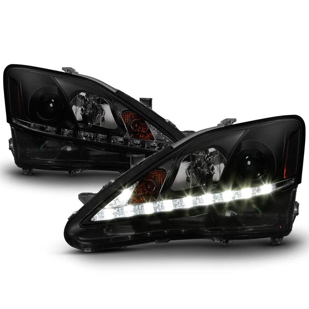 Buy ACANIIFor [Halogen Model] 20062010 Lexus IS250 IS350 LED DRL Balck