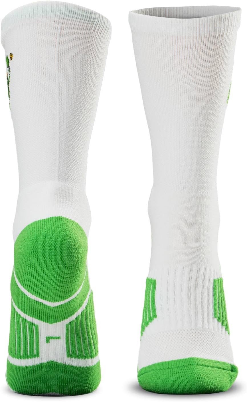 ChalkTalkSPORTS Pickleball Performance Crew Socks - Multiple Designs & Colors - Youth & Adult - Pickleball Mid-Calf Sock - Image 2