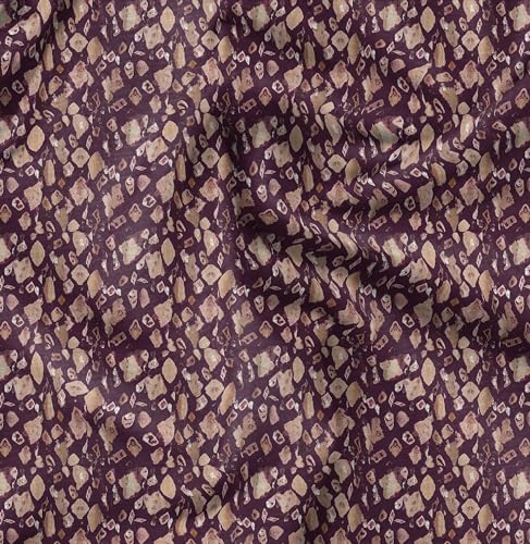 Soimoi Unstitched Crepe Fabric, 1 Yard - 42