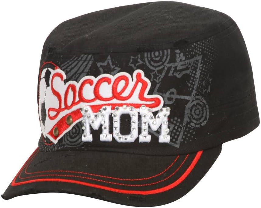 TopHeadwear Sports Mom Distressed Adjustable Cadet Cap