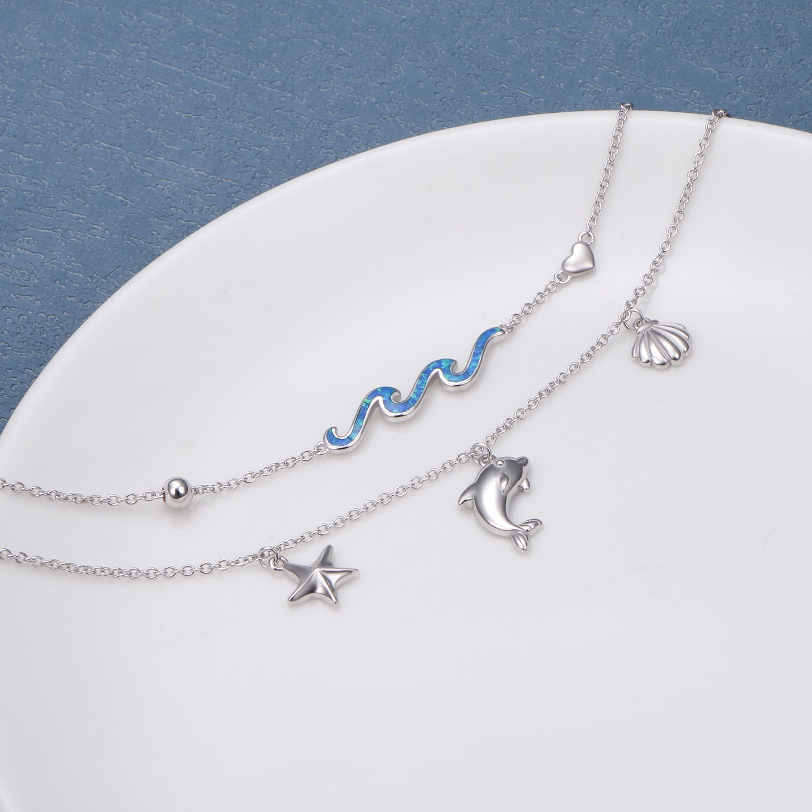 Sterling Silver Ankle Bracelets For Women Moonstone Anklets For Women Infinity/butterlfy/pearl Ankle Bracelet Birthday Jewelry Adjustable Anklet Gift for Sister Daughter