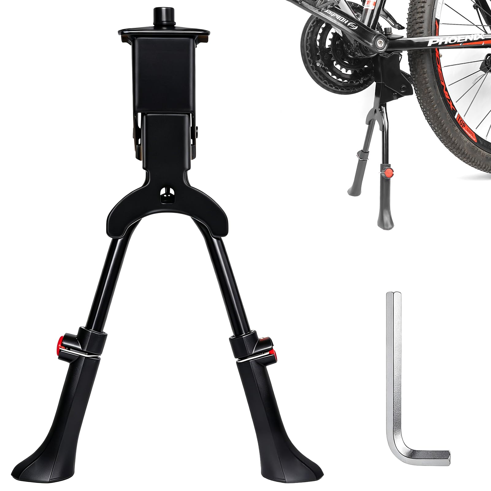 ZXNJA Fahrradständer Zweibein-Ständer,Fahrradständer Doppelständer