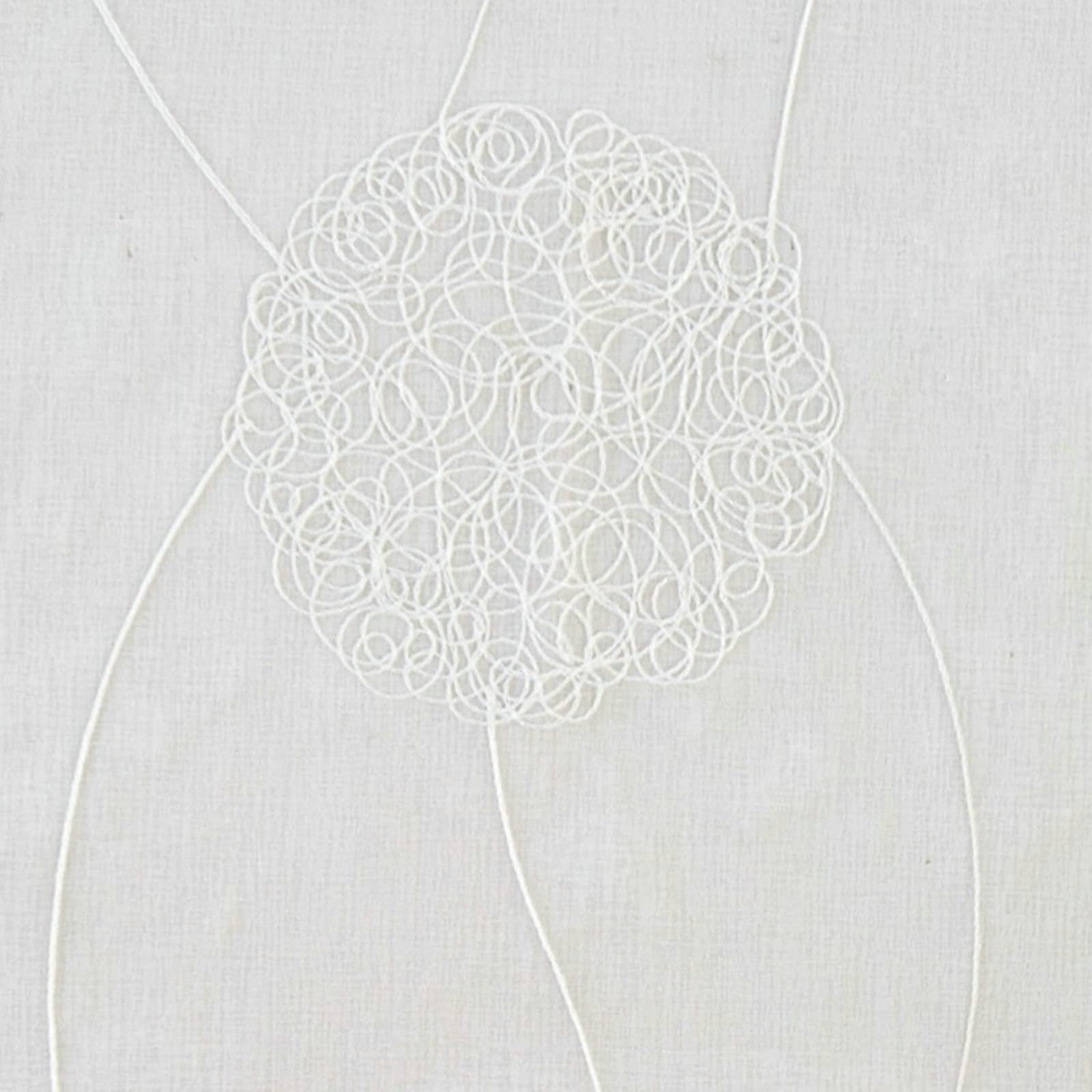 Aeici Cortina de salón con visillo, cortina de ventana de salón, 86 x 183 cm, juego de 2 nidos de pájaro, cortina con ojales, lino, algodón, blanco